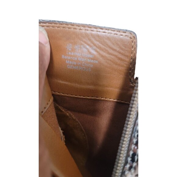 FRANCO SARTO WOMEN'S SNAKE SKIN LEATHER BLOCK PUMP ANKLE HEEL BOOTS SIZE 7 - Picture 7 of 8